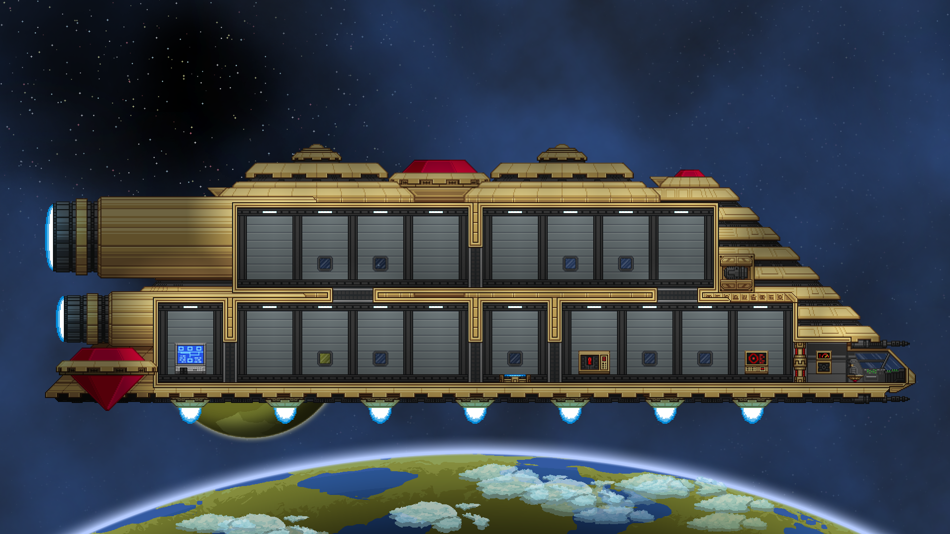 How to upgrade your ship in starbound frackin universe