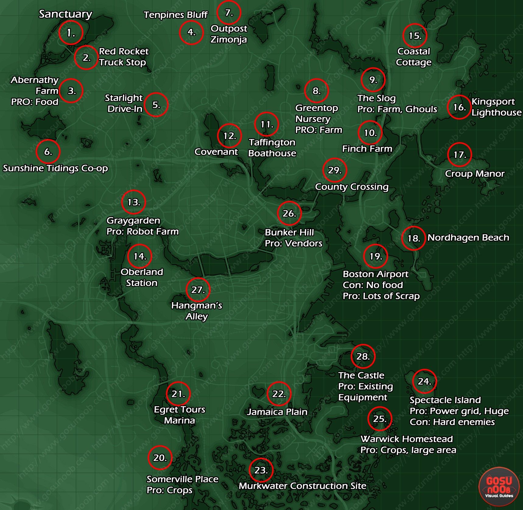 Fallout New Vegas Location Map